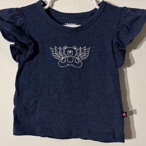 Limited Too Navy Tee with Winged Bear Design